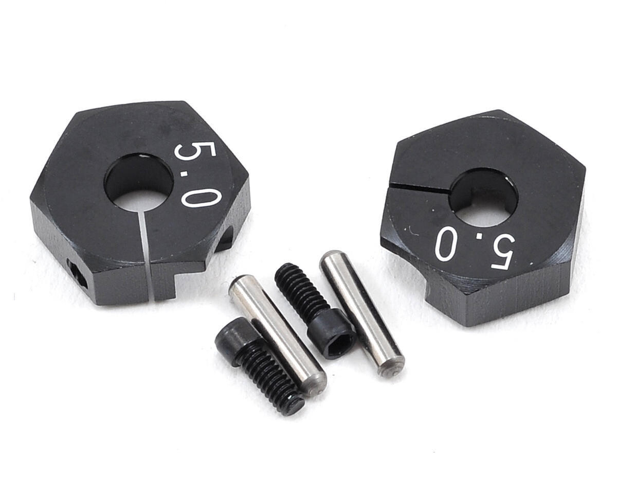 Yokomo Aluminum Clamp Wheel Hub Hex (Black) (2) (5.0mm) YOKBD-011CBA