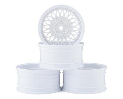 MST 501 Wheel Set (White) (4) (Offset Changeable) w/12mm Hex - 832103w