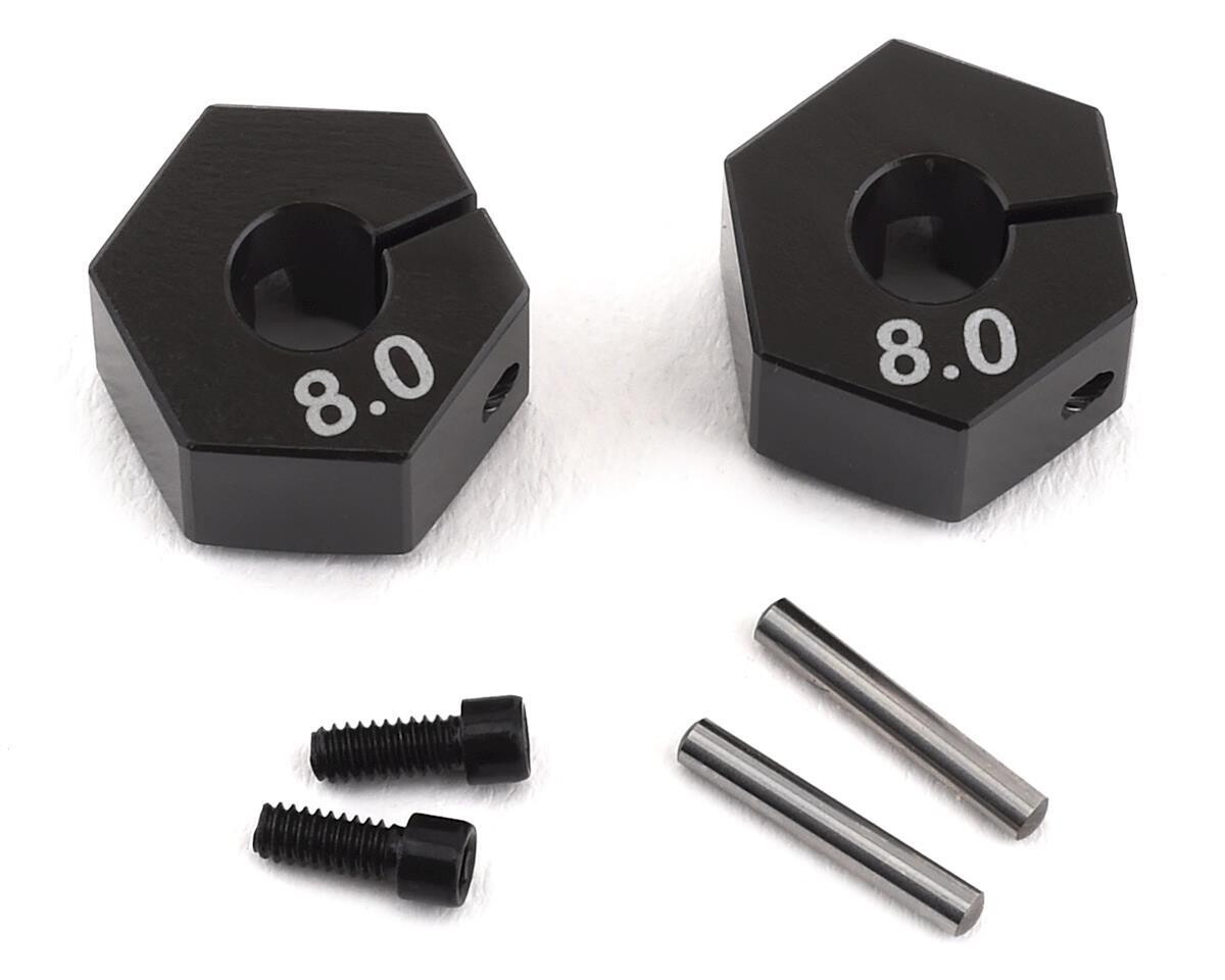 Yokomo 12mm Hex YZ-2T Aluminum Clamping Rear Wheel Hub (2) (8mm Thick)  - Z2-011R8TA