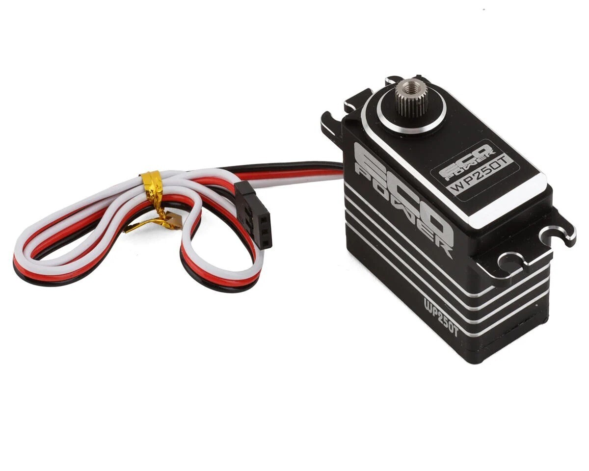 EcoPower WP250T Waterproof MEGA Torque Metal Gear/Metal Case Servo for 1/7 &amp; 1/8 Traxxas™, ARRMA™, Axial™, Losi™ &amp; others -     ECP-250T/WP250T