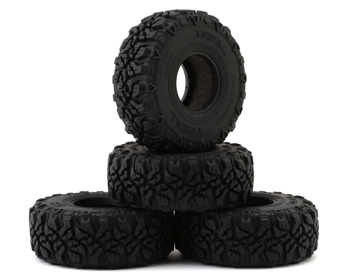 Treal Hobby Trailburner 1.0&quot; Micro Crawler Tires (4) - X003V596Q1