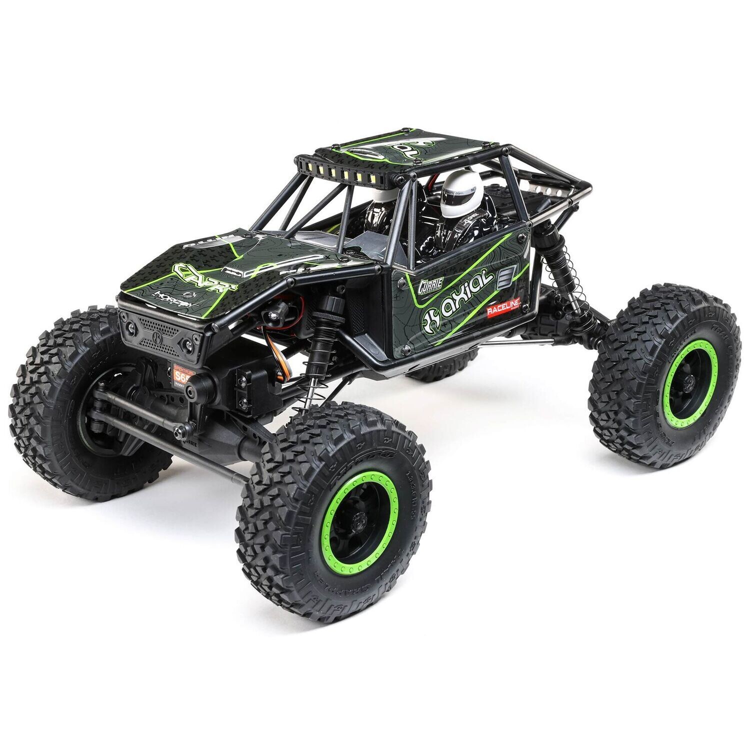 Axial 1/18 UTB18 Capra 4WD Unlimited Trail Buggy RTR, Black - AXI01002V2T1