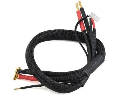 ProTek RC 2S High Current Charge/Balance Adapter (4mm to 5mm Solid Bullets) (10awg Wire) (24") - PTK-5342