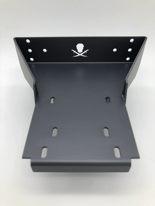 ROCK PIRATES HARDLINE BED (GUN METAL GREY), FITS SCX10 II &amp; ELEMENTS - RPRC 1010 GREY