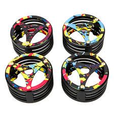 Rhino Carbon Fiber Aluminum 2.2 inch Performance Light Weight RC Car Crawler Wheel Axial SCX10 RBX10 RR10 Wraith MOA (Colorful) W6650-C01