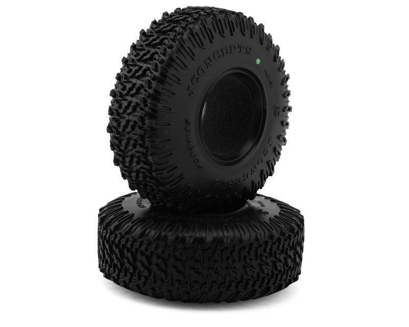 JConcepts Scorpios 2.2&quot; All Terrain Rock Crawler Tires (2) (5.25&quot; - Class 3) (Green) - 4091-02