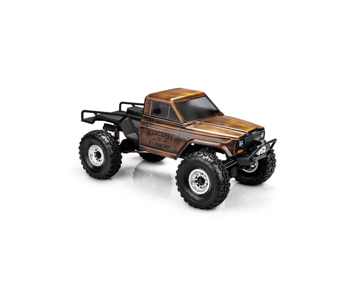 JConcepts JCI Warlord Pre-Trimmed 1/10 Tucked Rock Crawler Body (Clear) (Cab Only) (12.3&quot;) - 0438