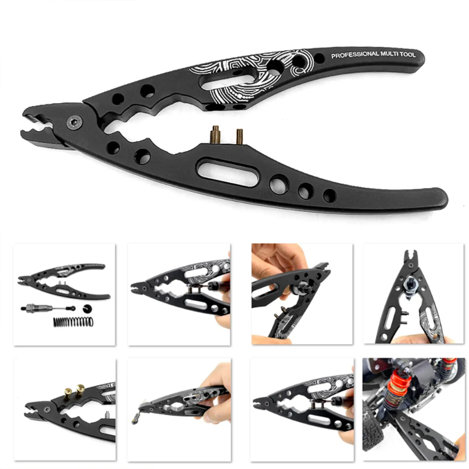 Comp Spec Shock and ball end pliers Black/ White