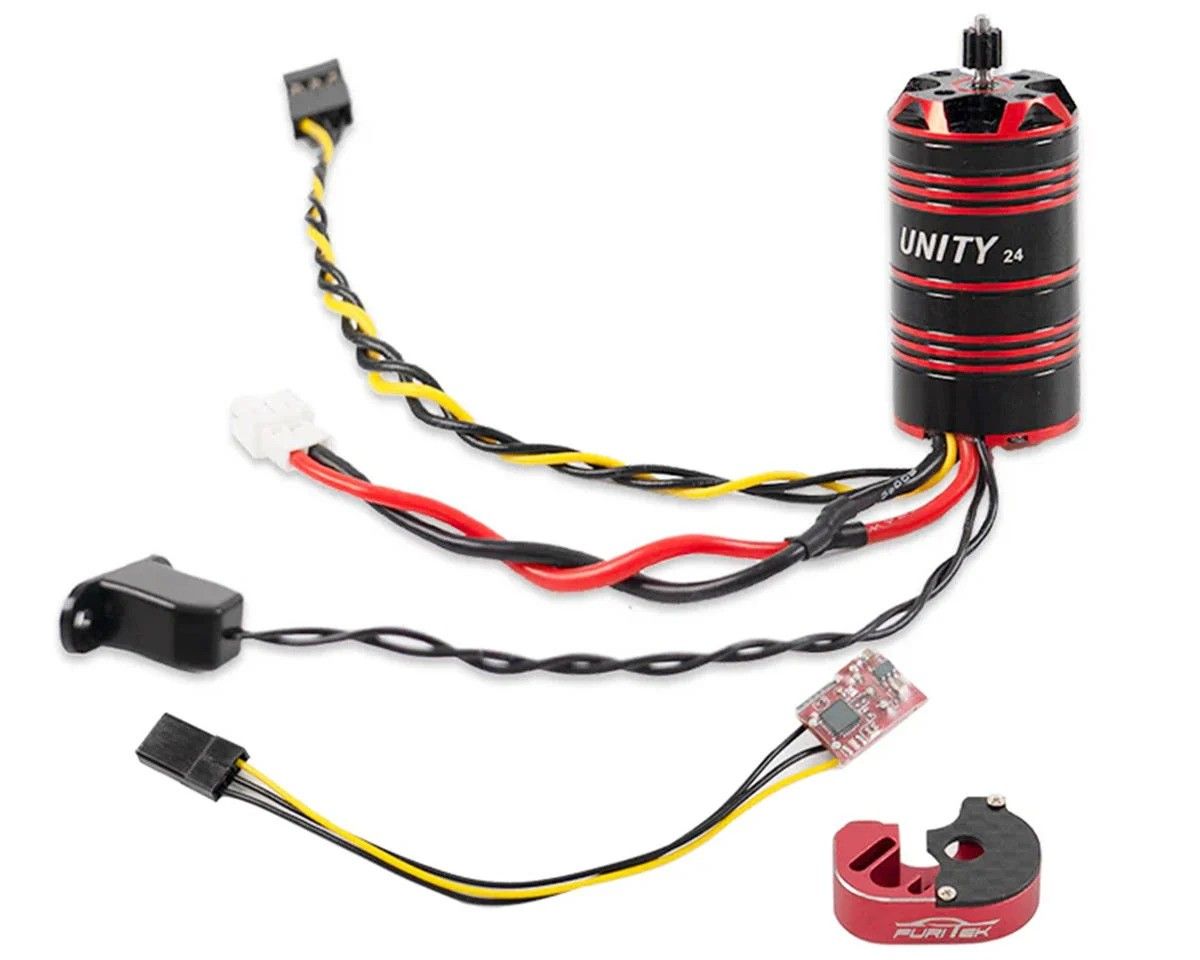 Furitek Axial® SCX24 UNITY24 PRO 2-in-1 Micro FOC Brushless System (3500kV) - FUR-2584