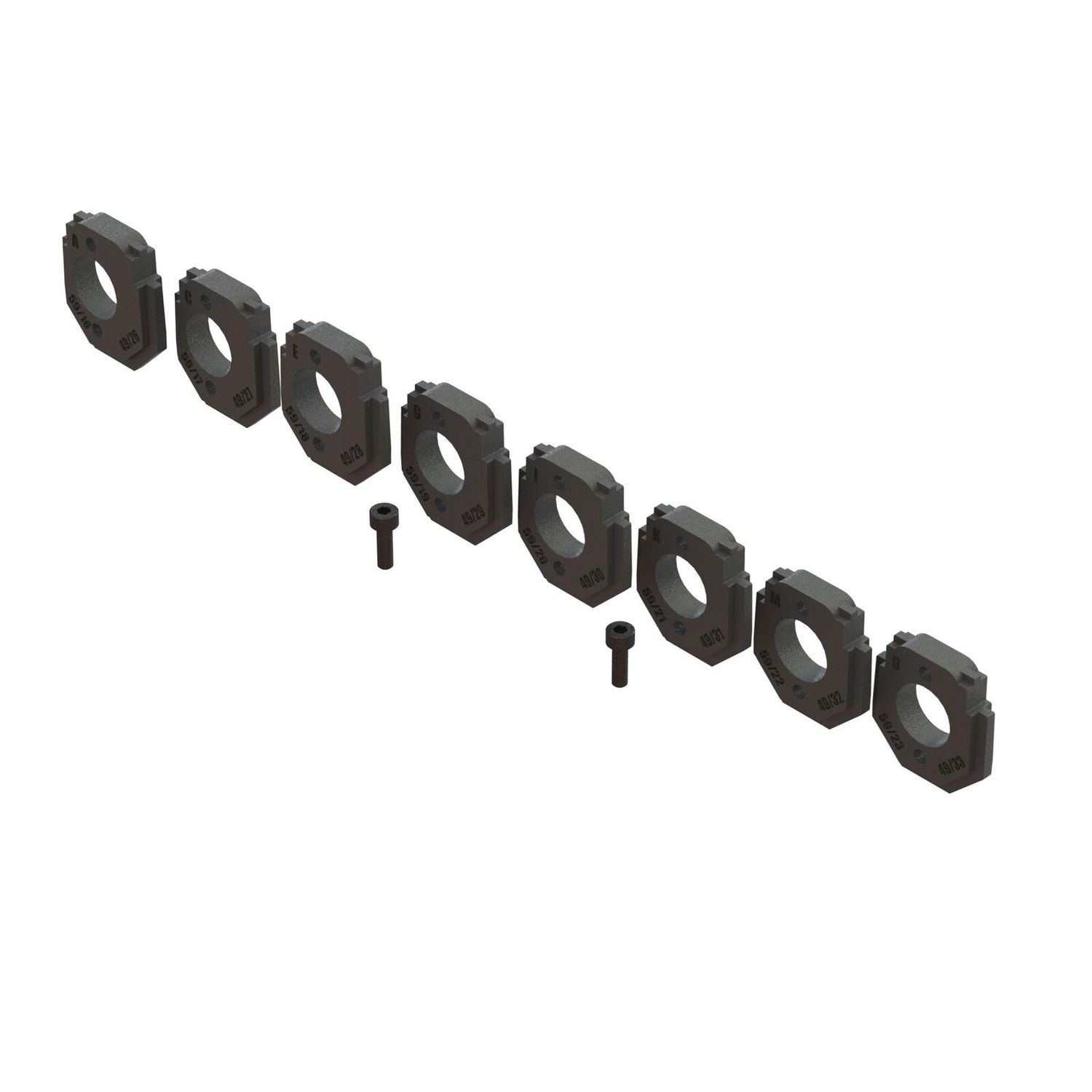 ARRMA Motor Mount Set (8) - ARA320744