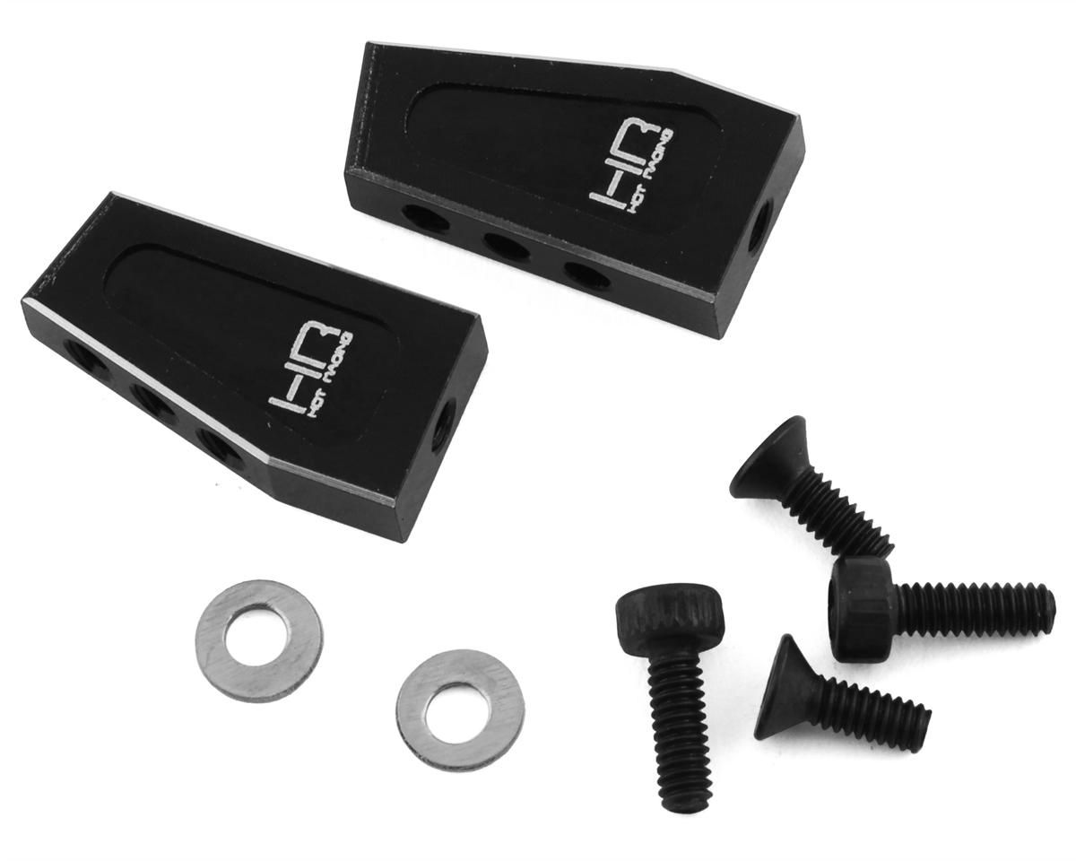 Hot Racing Losi Mini-T 2.0 Aluminum Servo Mount Set (Black) - HRAMTT2401
