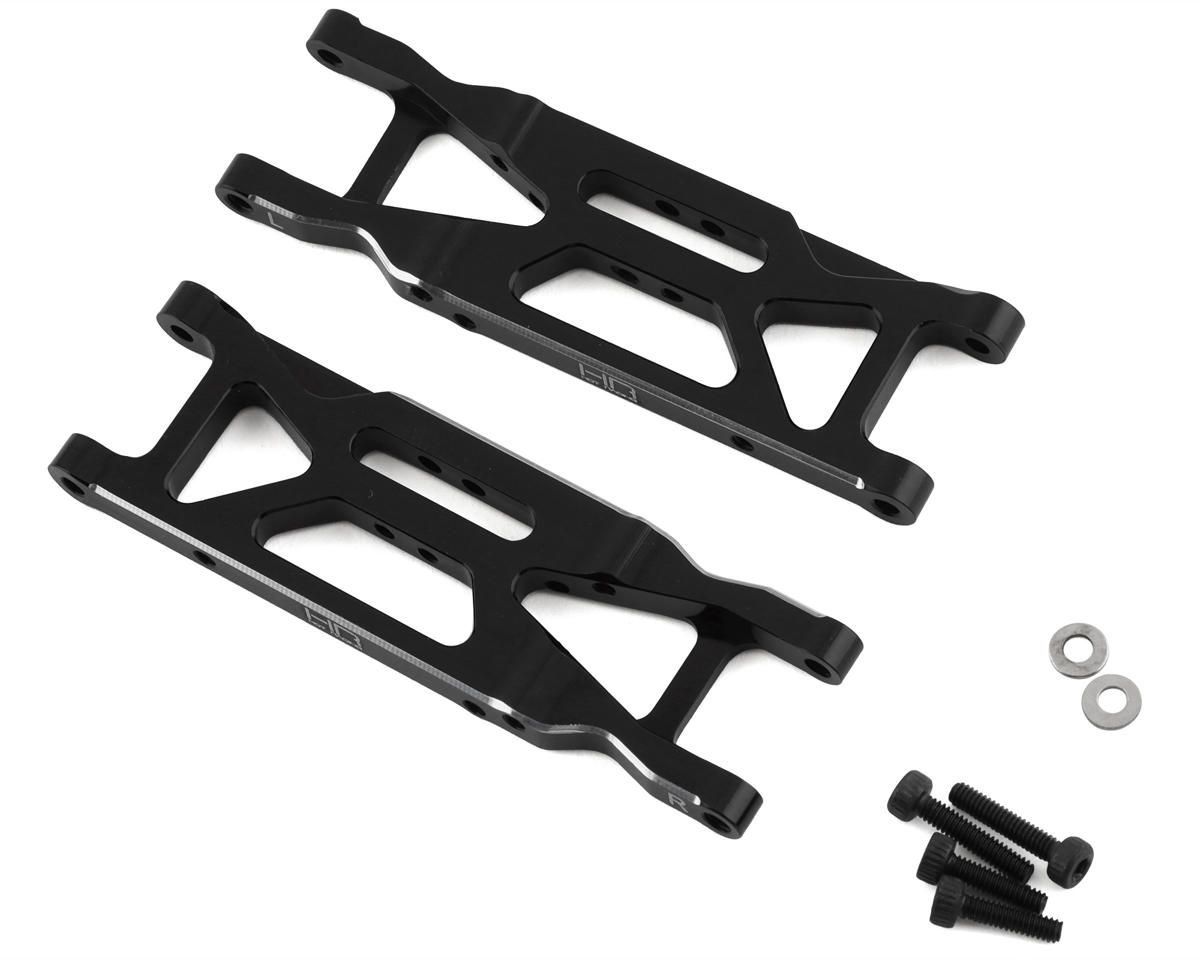 Hot Racing Losi Mini-T 2.0 Aluminum Rear Arm Set (Black) (2) - HRAMTT5601