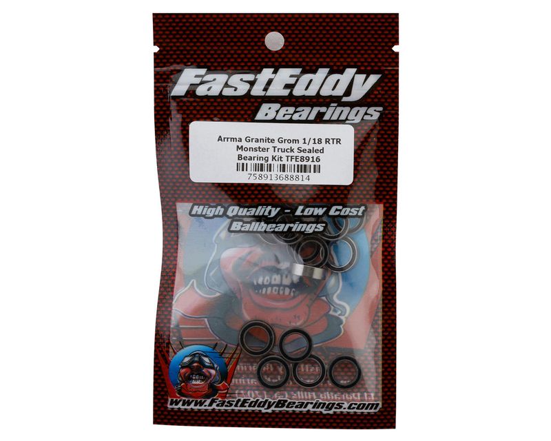 FastEddy Arrma Granite Grom 1/18 RTR Monster Truck Sealed Bearing Kit - TFE8916
