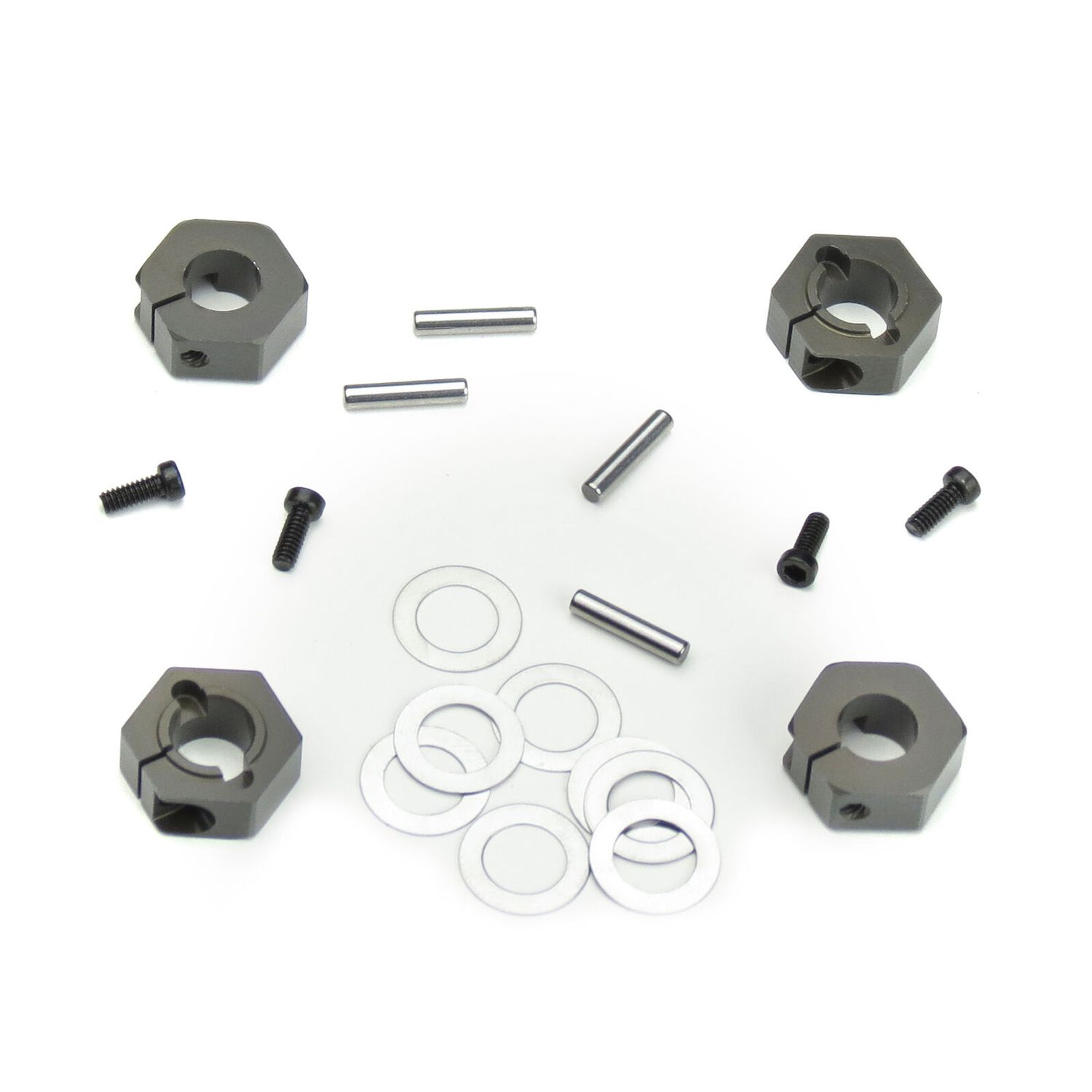 Tekno 12mm Aluminum Hex Adapters for M6 Driveshafts - TKR1654X