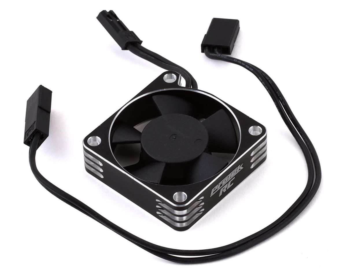 ProTek RC 35x35x10mm Aluminum High Speed HV Cooling Fan (Silver/Black) - PTK-2113