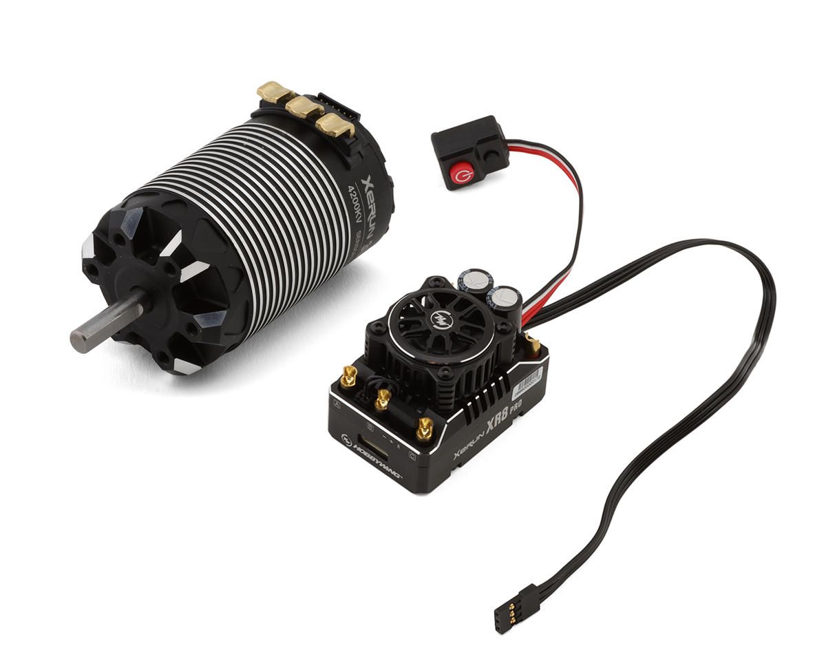 Hobbywing XR8 Pro G3 1/10 SCT Sensored Brushless ESC &amp; 3660SD Motor Combo (4200kV) - HWA38020440