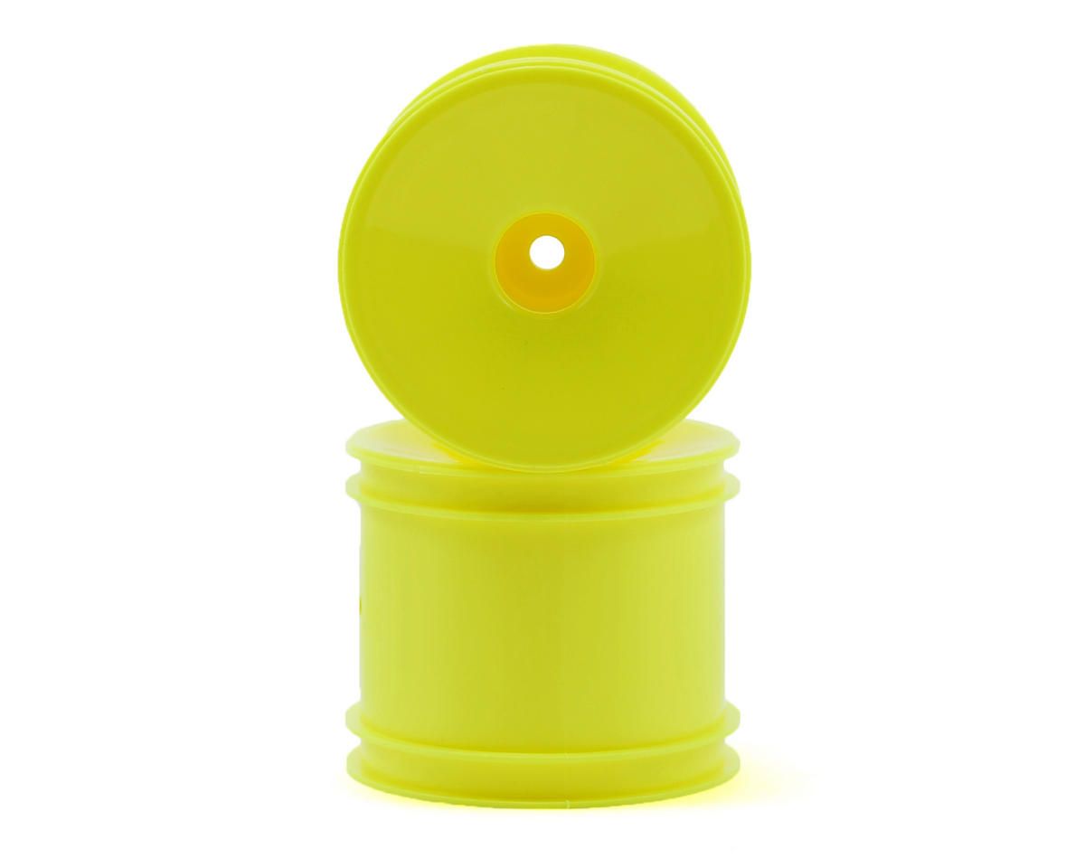 Team Associated 12mm Hex Stadium Truck Dish Wheel (2) (Yellow) -  ASC7853