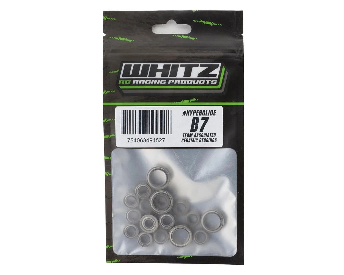 Whitz Racing Products RC10 B7/B7D Hyperglide Full Ceramic Bearing Kit - WRP-AEB7-HGFK/754063494527