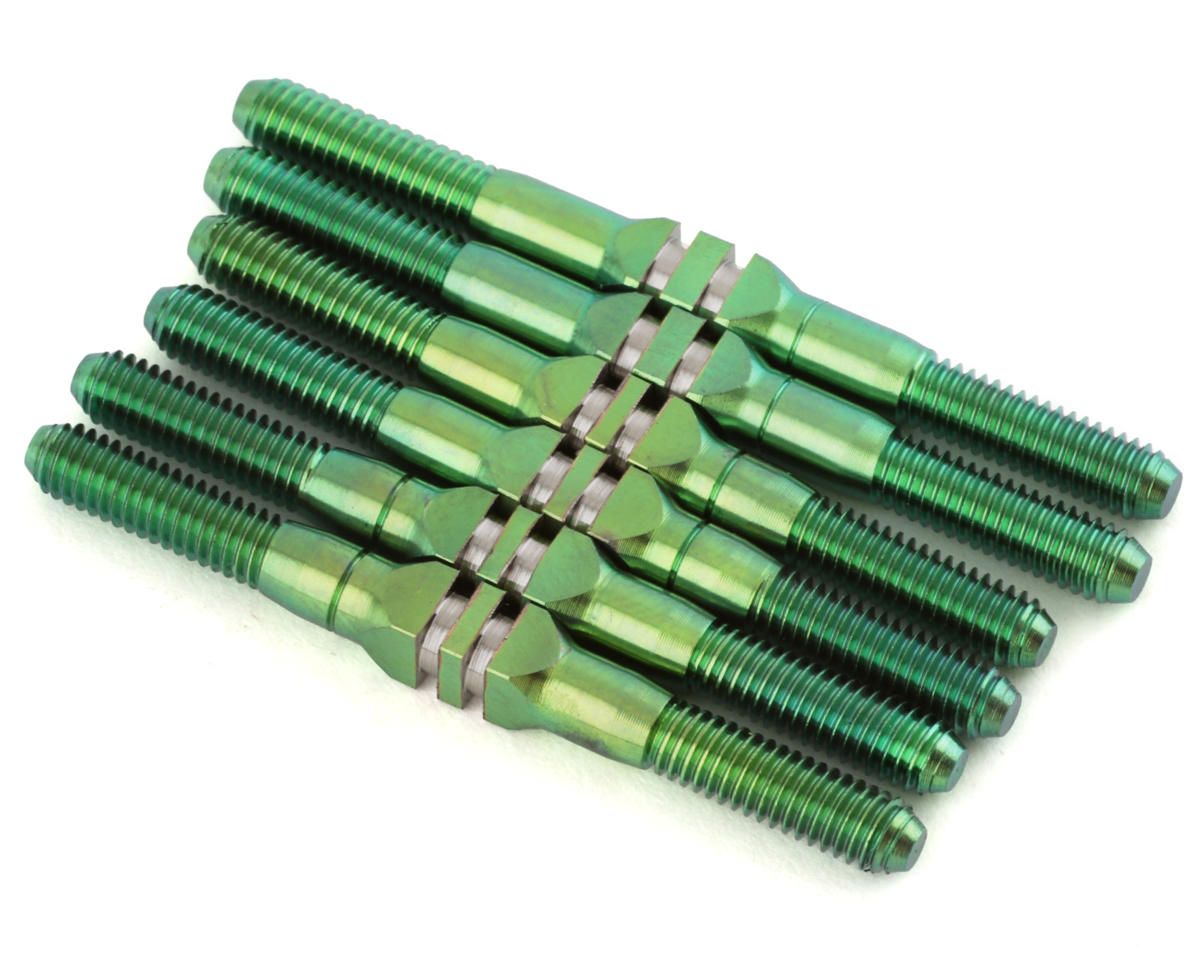 Whitz Racing Products HyperMax B74.2/B74.2D 3.5mm Titanium Turnbuckle Kit (Green) - WRP-AEB742-HM3/098925155011