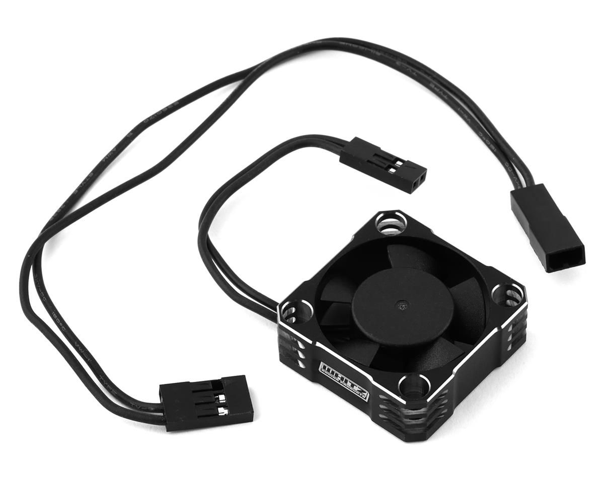 Whitz Racing Products 30mm HyperCool Aluminum Cooling Fan (Black/Silver) - WRP-HC-ALUM/098925186305