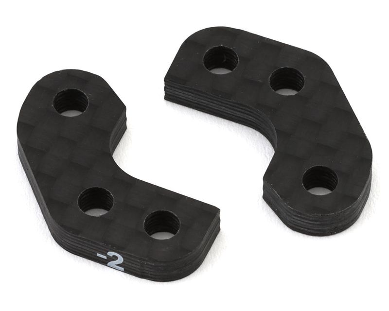 Team Associated RC10B7 Factory Team Caster Block Link Mounts (-2mm) (2) - ASC92469