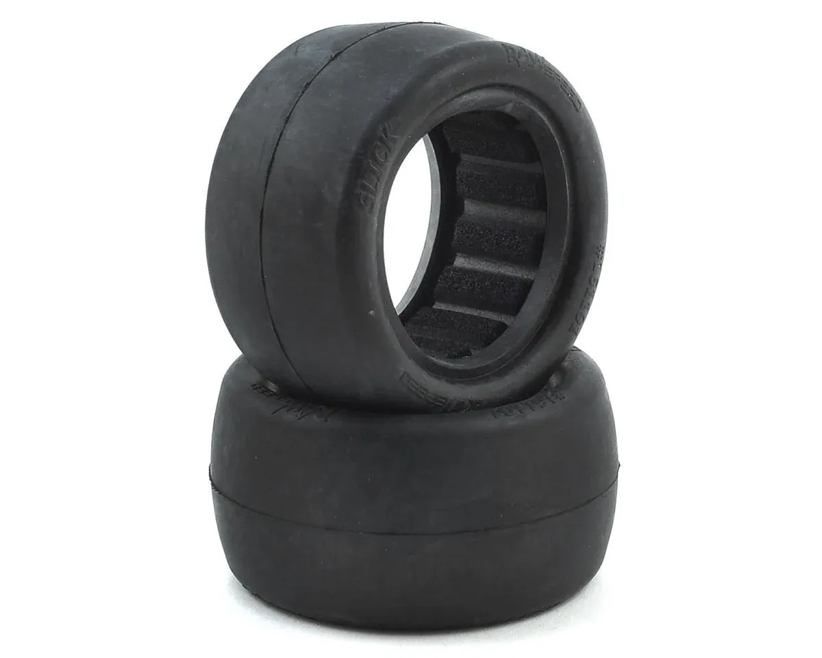 Raw Speed RC Slick 2.2&quot; 1/10 Rear Buggy Tires (2) (Soft - Long Wear) - RWS161101SLB