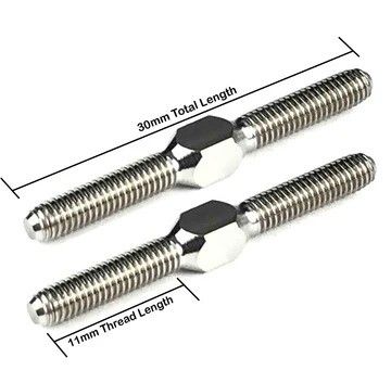 LUNSFORD 3MMX30MM TI TURNBUCKLE (PAIR) - LNS1330