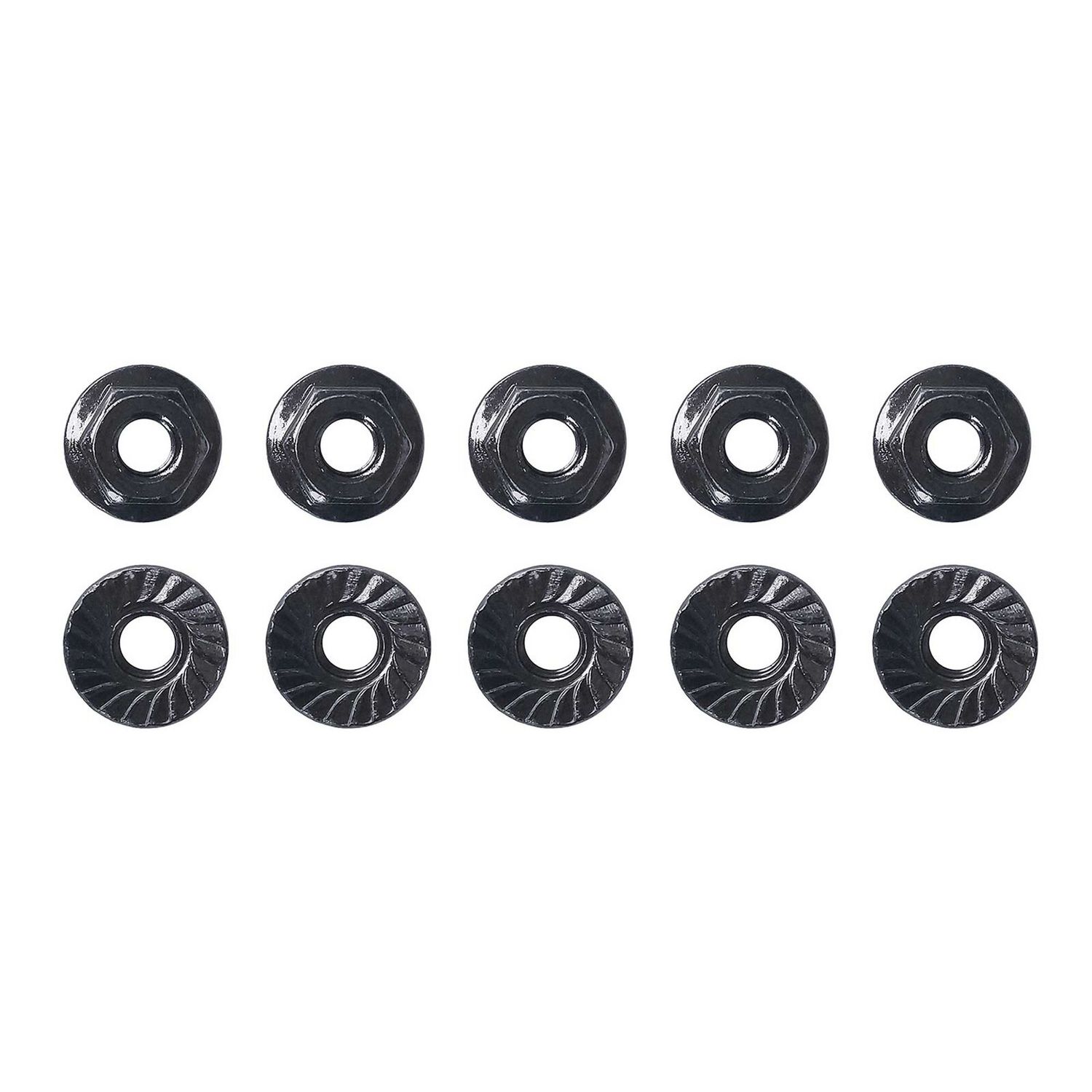 Team Associated M4 Low Profile Serrated Steel Wheel Nuts (4) - ASC91150