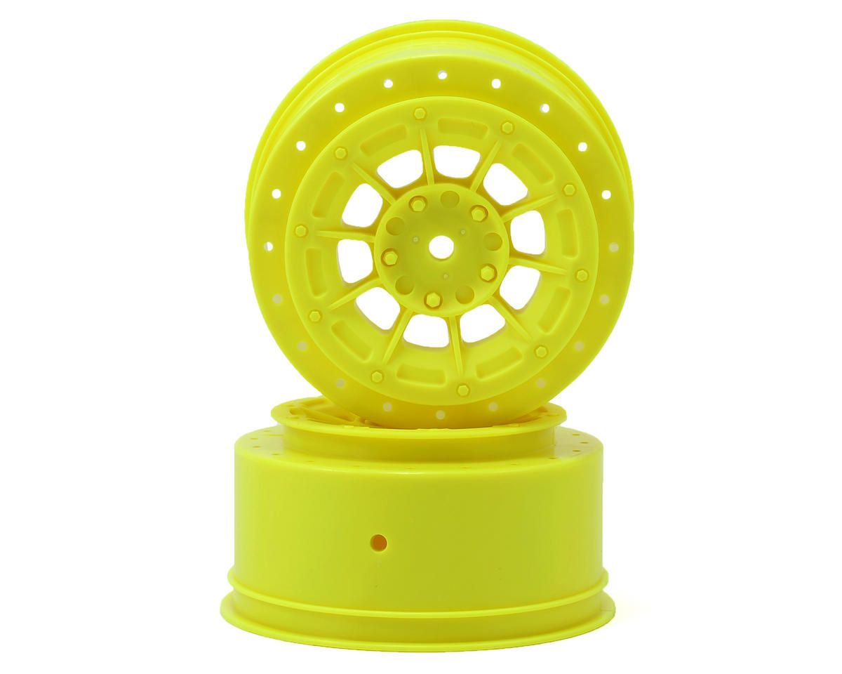 JConcepts 12mm Hex Hazard Short Course Wheels (Yellow) (2) (TEN-SCTE) - JCO3352Y