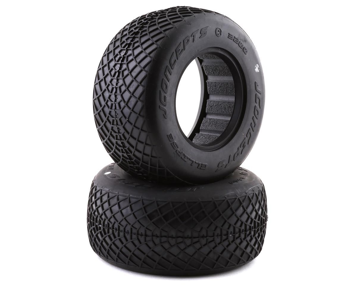 JConcepts Ellipse Short Course Tires (2) (Silver) - JCO3200-06