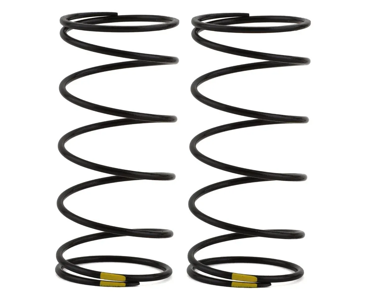 Team Associated 13mm Front Shock Spring (Yellow/3.8lbs) (44mm) - ASC91943