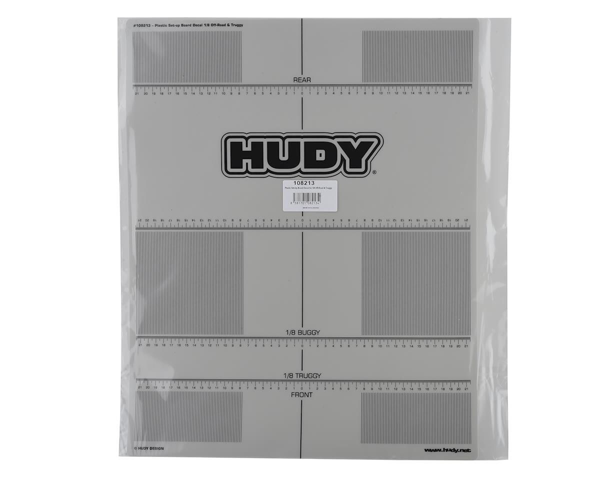 HUDY PLASTIC SET-UP BOARD DECAL 449x562mm - 1 / 8 OFF-ROAD &amp; TRUGGY - 108213