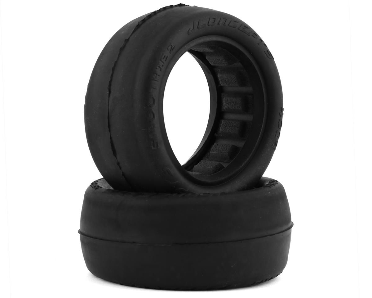 JConcepts Smoothie 2 2.2&quot; 4WD Front Buggy Tires (2) (Silver) - 4019-06