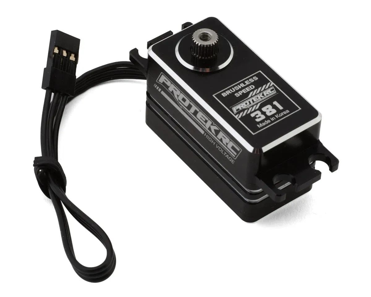 ProTek RC 381 Ultra Low Profile High Speed Brushless Servo (High Volt / Metal Case) - PTK-381
