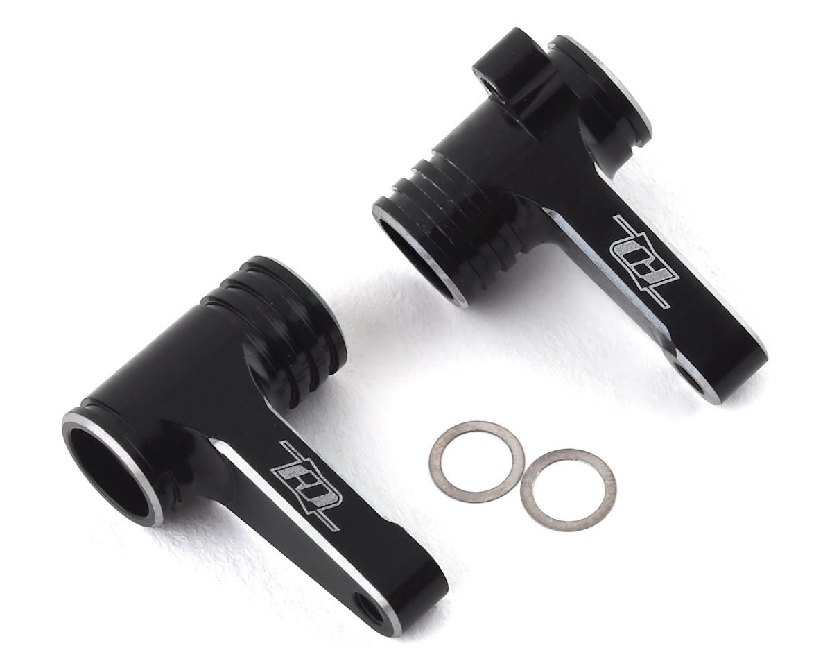 Revolution Design B74 Aluminum Bellcrank Set (Black) - RDRP0493