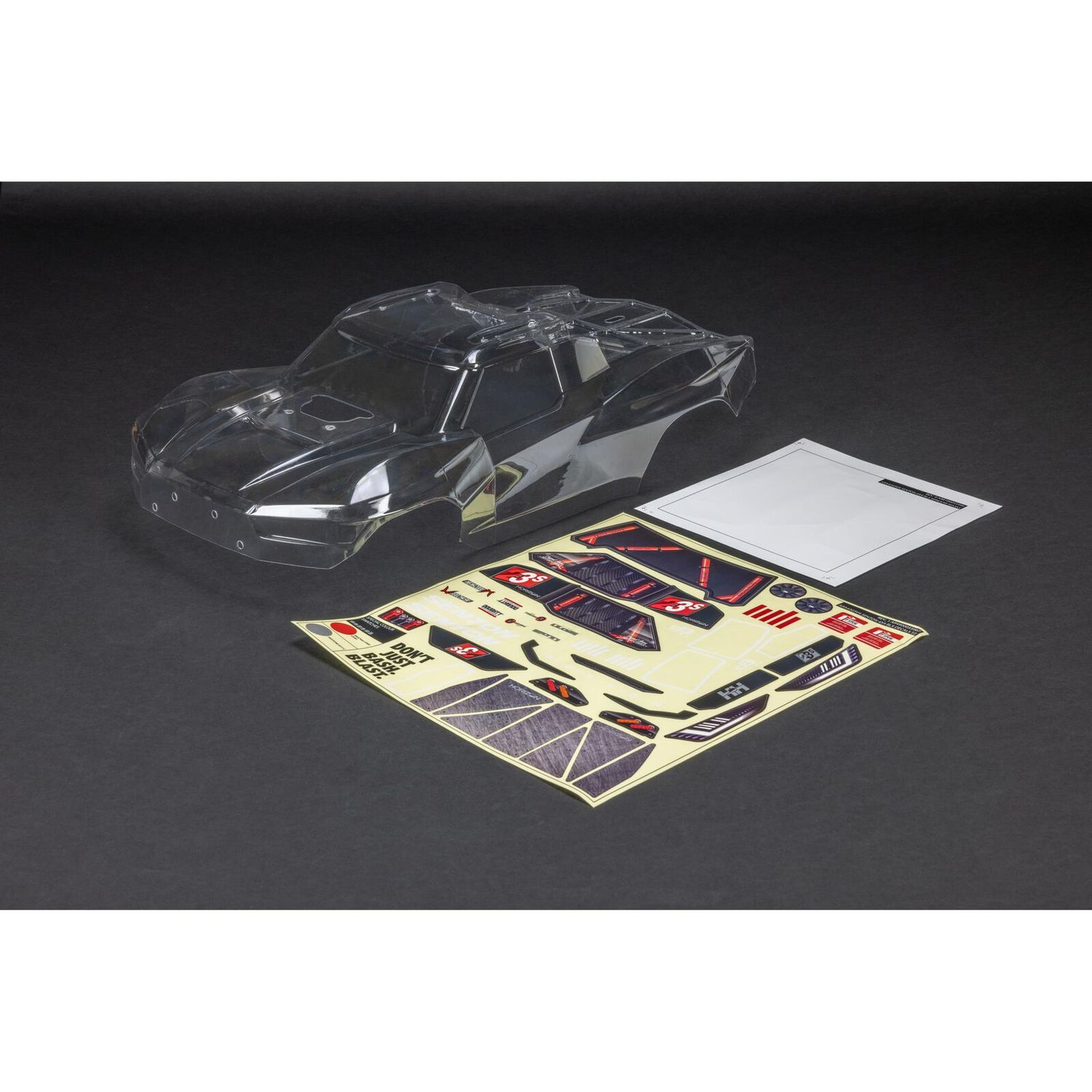 ARRMA SENTON 4X4 Trimmed Body, Clear - ARA-1624