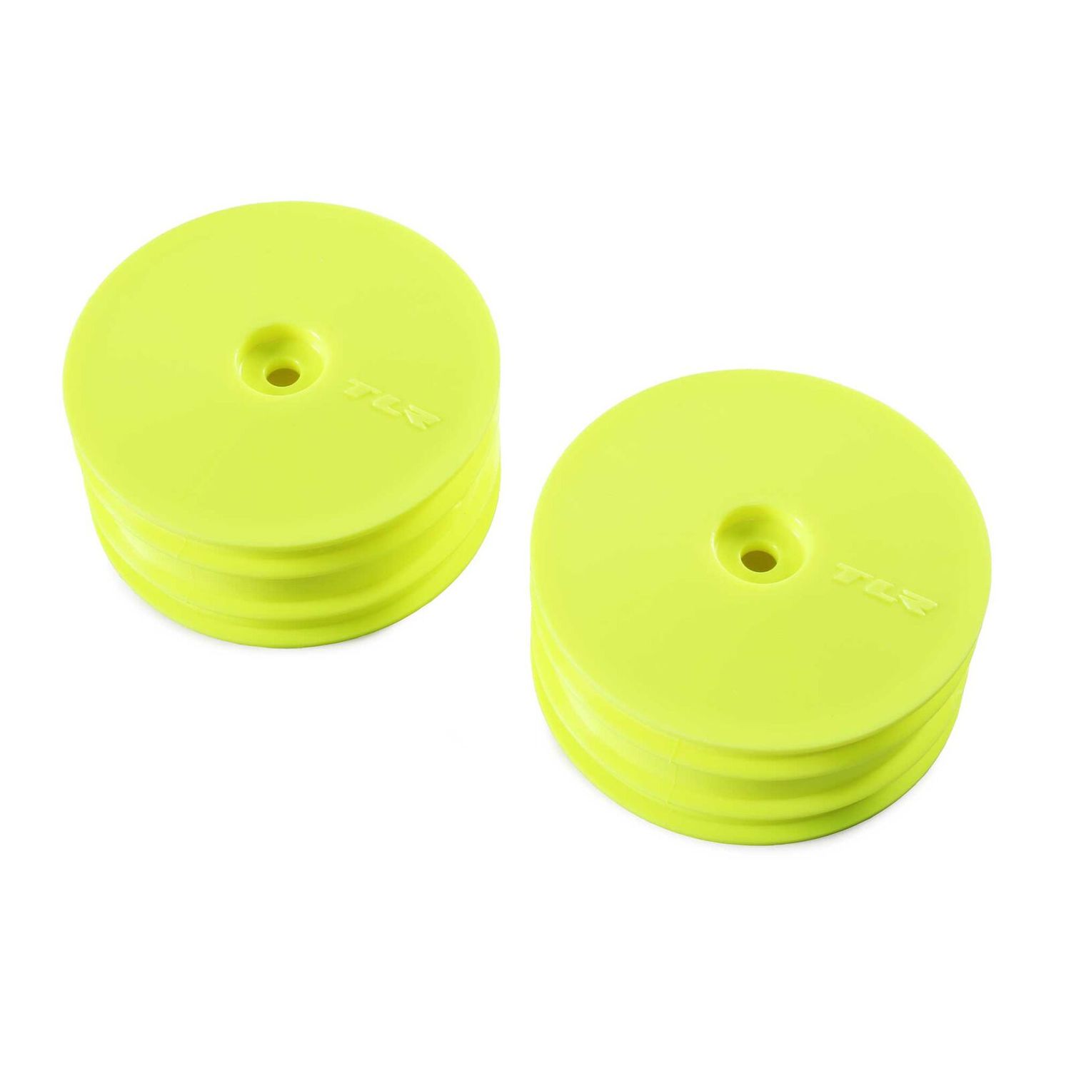 Team Losi Racing 1/10 Front Buggy 2.2 Wheels, 12mm Hex, Yellow (2): 22X-4 - TLR43021