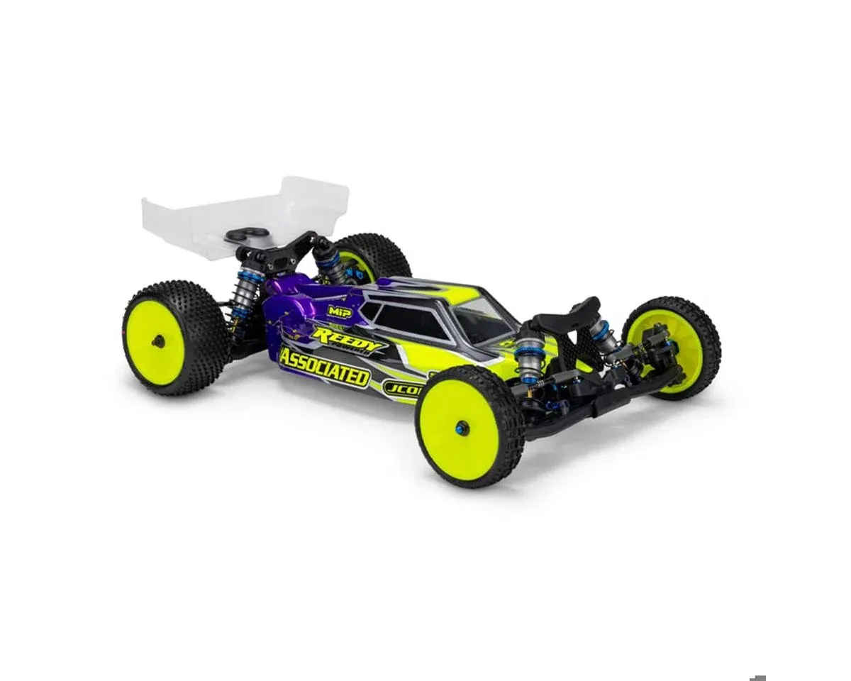JConcepts RC10B7/B7D &quot;S15&quot; 1/10 Buggy Body w/Carpet Wing (Clear) - 0634
