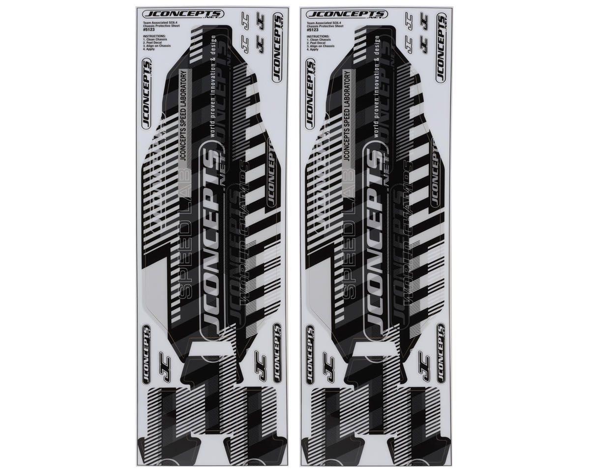 JConcepts Team Associated RC10SC6.4 Precut Chassis Protective Sheets (2) - 5123
