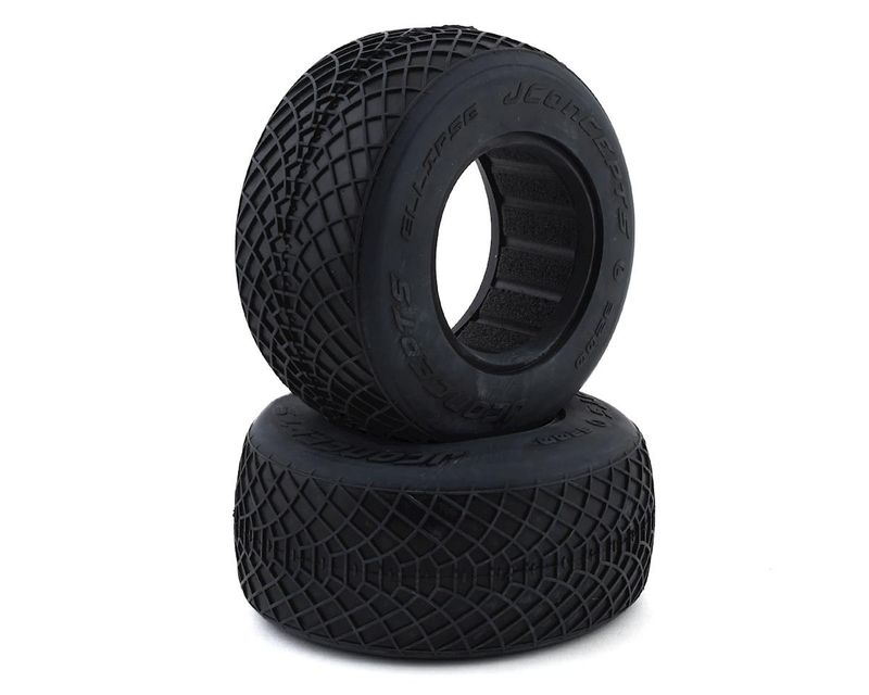 JConcepts Ellipse Short Course Tires (2) (Aqua A2) - 3200-03