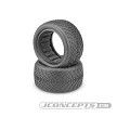 JConcepts Ellipse 2.2&quot; Rear 1/10 Buggy Tires (2) (Silver Indoor Super Soft) - 3196-06
