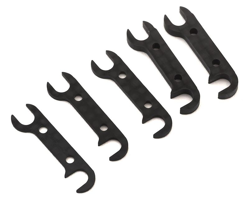 Team Associated RC10B74 Graphite Rear Hub Link Shim Set - ASC92185