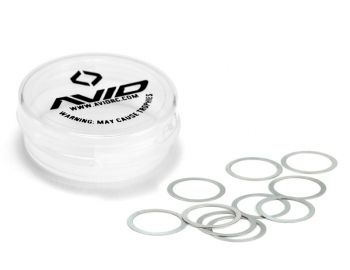 AVID 10x12.5x0.1mm Stainless Steel Shim | 10 Pack -                            AV-SHIM-SS-1001