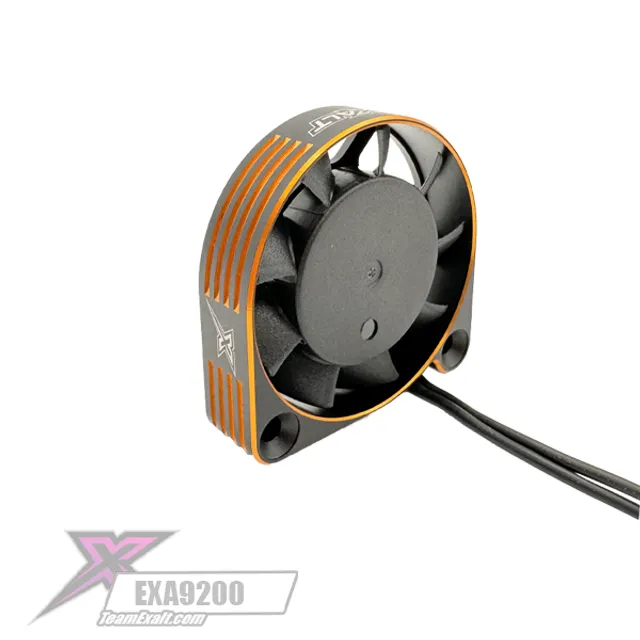 Exalt 30x30x10mm Aluminum High Speed Fan (Black/Gold) (EXA9200)