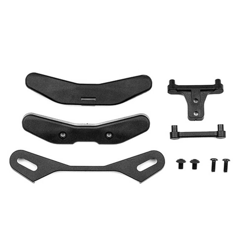 Team Associated RC10B7 Shock Tower Cover And Upper Wing Mount Set - 92487