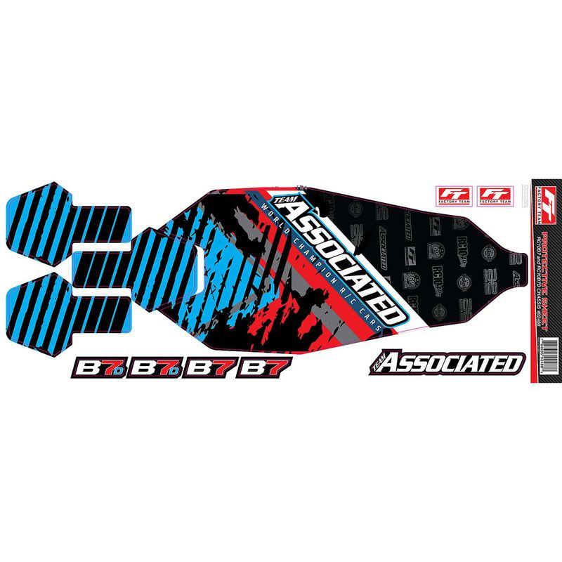 Team Associated RC10B7 Chassis Protective Sheet - 92488