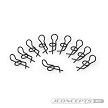 JConcepts Locking Body Clip, 10pc - 5177