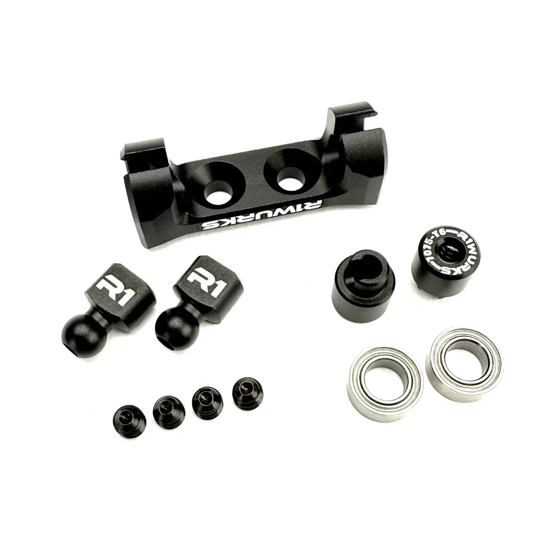 R1WURKS (B7 Series) Aluminum Bearing Sway Bar Mount - 900126