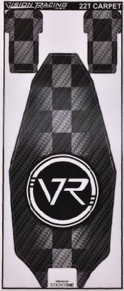 Vision Racing VR Carbon Chassis Protector 22T 5.0/22 +7mm - 00338-8