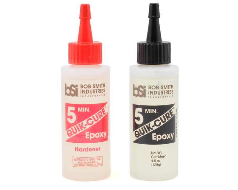 Bob Smith Industries QUICK-CURE 5 Minute Epoxy (4 1/2oz) - bsi-201 Bob Smith Industries QUICK-CURE 5 Minute Epoxy (4 1/2oz) - bsi-201